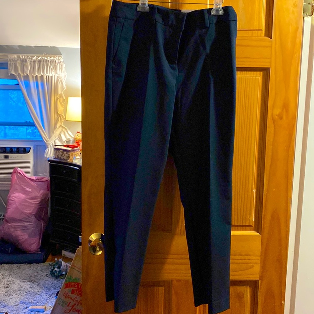 Ann Taylor size 12 navy blue pants.